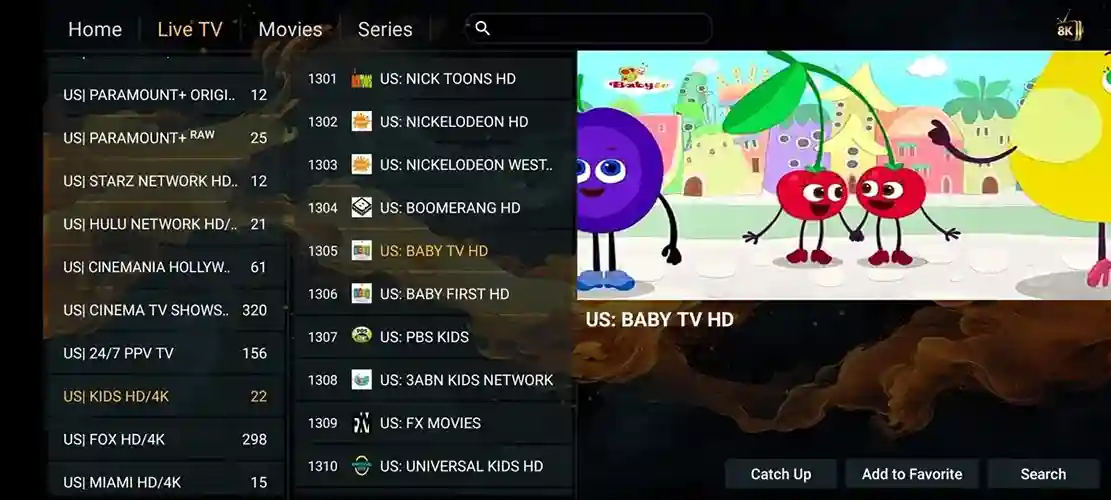 Preview 3 - Tenetstreams IPTV Premium IPTV Subscription